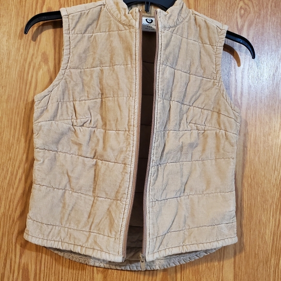 Y2K ellemenno corduroy zip up vest - Picture 3 of 8